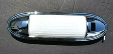 1953-1954-1955-1956 FORD TRUCK DOME LIGHT ASSEMBLY W/ SWITCH HOLE CHROME PLATED 
