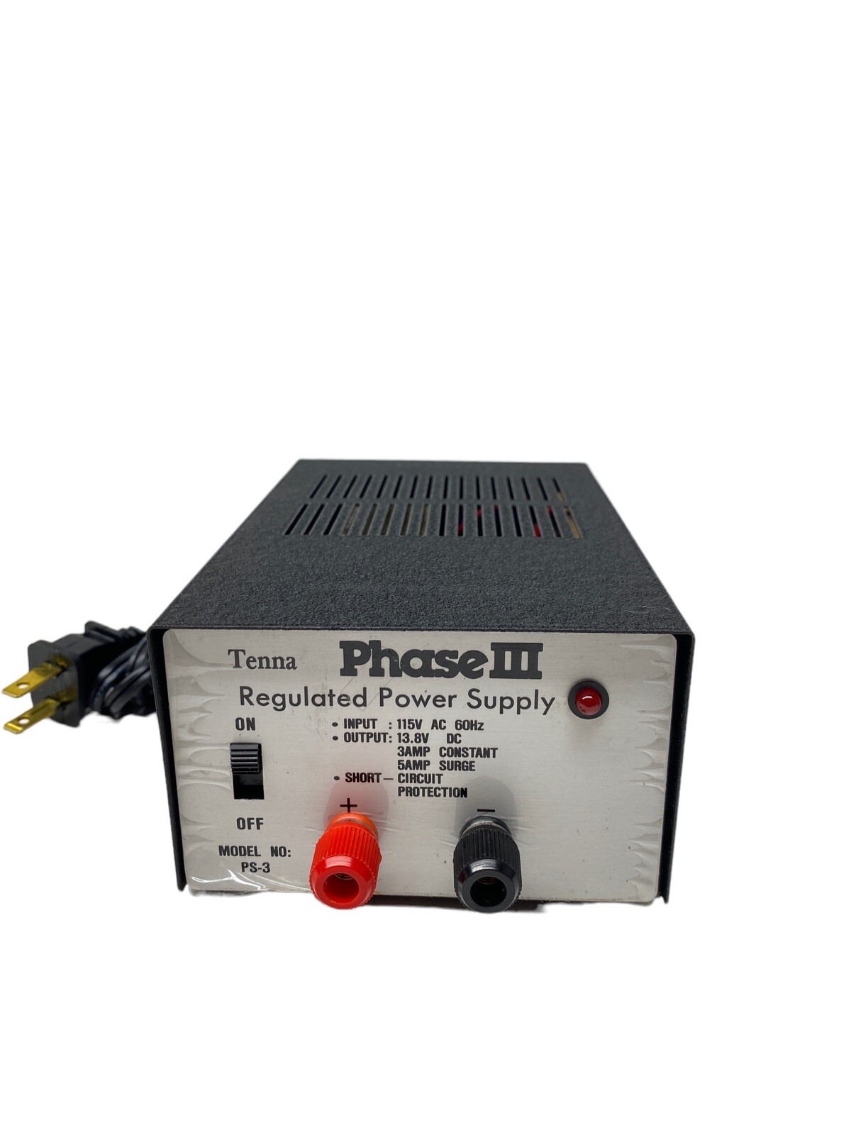 Tenna Phase III Regulated Power Supply Model PS-3 13.8V 3 AMP | eBay