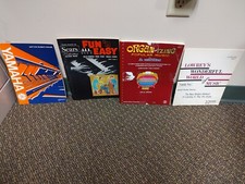 Lot 4 Vintage Organ Music Books Organ-Izing, Sears Fun Easy, Lowery's, Yamaha