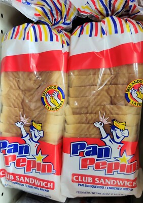2 Bread Pan Pepin Club Sandwich Criollo Puerto Rico Flag Fresh Slice Food Recipe