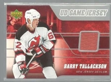 2006-07 Upper Deck Game Jerseys #JBT Barry Tallackson (ref37835)