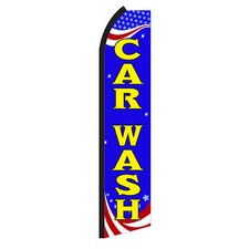 Car Wash Flag Flutter Feather Banner Swooper