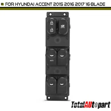 Power Window Switch for Hyundai Accent 2015 2016 2017 16-Blade Front Driver Side