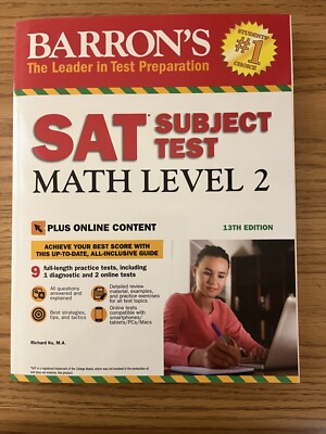 Barron's SAT Subject Test Math Level 2, 13th Edition
