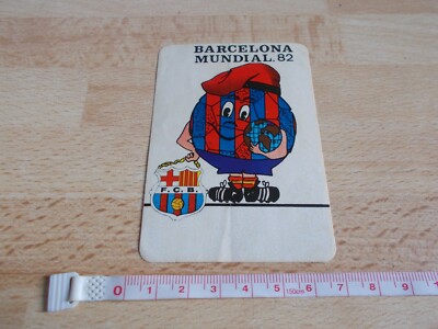 Weltmeisterschaft Aufkleber 1982 - BARCELONA MUNDIAL 82 - F.C.B.