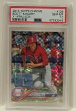 Scott Kingery 2018 Topps Chrome X-Fractor REFRACTOR PSA 10 GEM MINT Rookie 