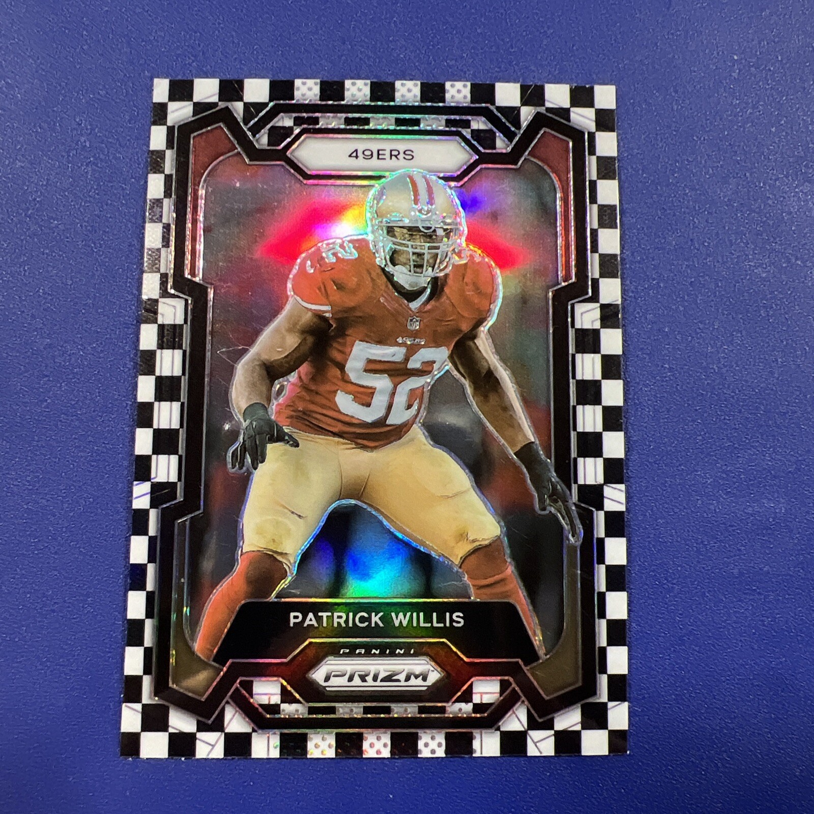 PATRICK WILLIS 2023 Panini Prizm Black White Checker Checkerboard 269