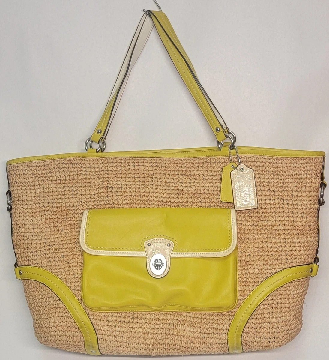 Coach, Bags, Lime Green Coach Purse