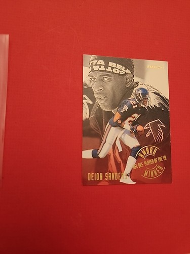 Lot of (6) Different Deion Sanders Football Cards w Inserts - Falcons/49ers HOF - Bild 3 von 7