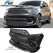 Fits 21-25 Dodge Durango Front Bumper Cover Hellcat Style Conversion w/ Chin Lip