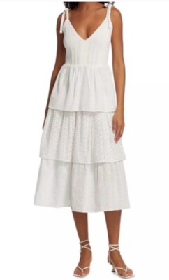en saison tiered midi dress En Saison Tiered Midi Dress