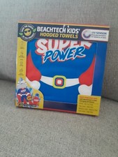 New Beachtech Kids Hooded Towel with UV Sensor super heros