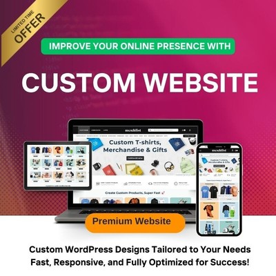 Custom Wordpress Website Development - Professional & Responsive Web Design