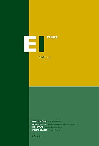 Encyclopaedia of Islam - Three 2011-4 by Krämer (Paperback)