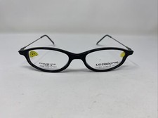 LIZ CLAIBORNE Eyeglasses Frame LC-181 VK 47-17-130 Gunmetal/Black GX28