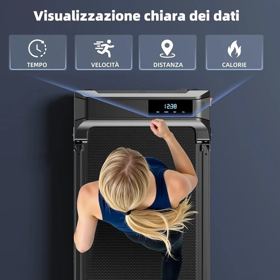 Tapis Roulant Salvaspazio,Schermo LCD Ad Alta Definizione, 2 Metodi Di Controllo - Immagine 4 di 4