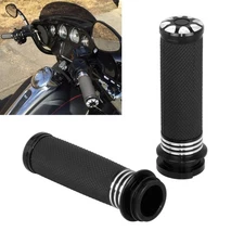 1" Electronic Handlebar Hand Grips For Harley Fat Boy Road Glide FLTRX FLTRXS