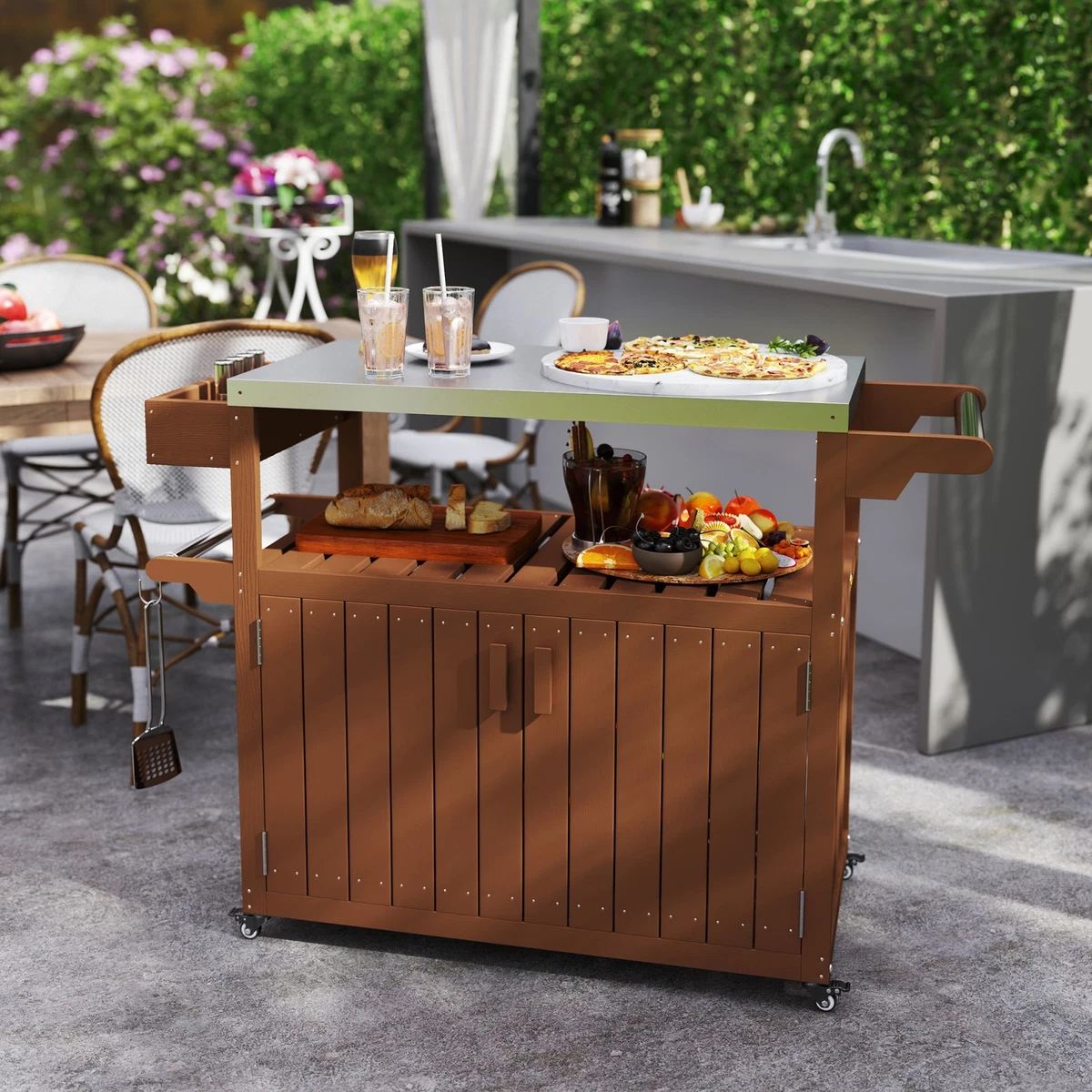 Azheruol Bar&Serving Cart Alrededor Café