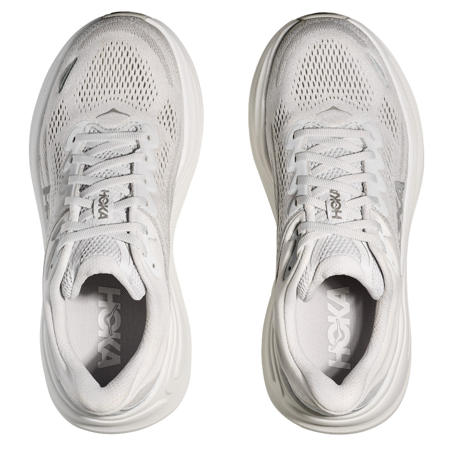 HOKA Bondi 9 Road-Running Shoes - Women's,Color: Stardust/Silver, Brand ...