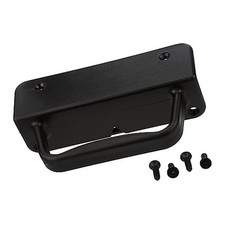 Heavy Duty Black Gate Handle for Vinyl PVC Aluminum Doors with Mounting Screws