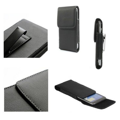 für Highscreen Pure J Gürteltasche Holster Etui Metallclip Kunstleder Vertikal