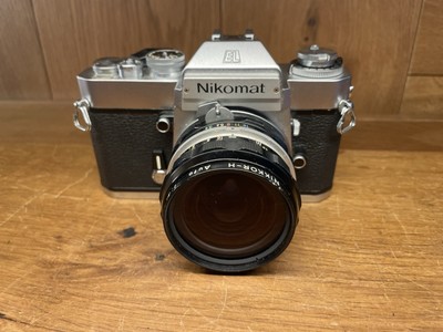 *Near Mint* Nikon Nikomat EL Film Camera Nikkor H Auto 28mm F/3.5 Lens Non Ai JP