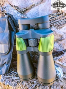 40x60 Outdoor Binoculars Ultra Compact High Powered Green & Black With Pouch
