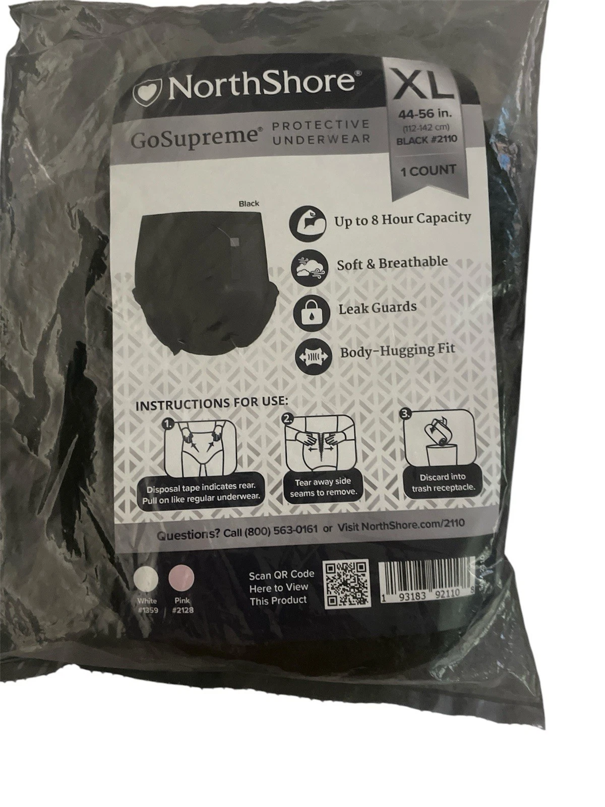 Sous vêtement de protection Northshore Go Supreme taille XL noir neuf 