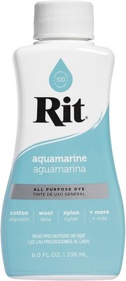Rit All Purpose Dye, Aquamarine, 8 fl oz