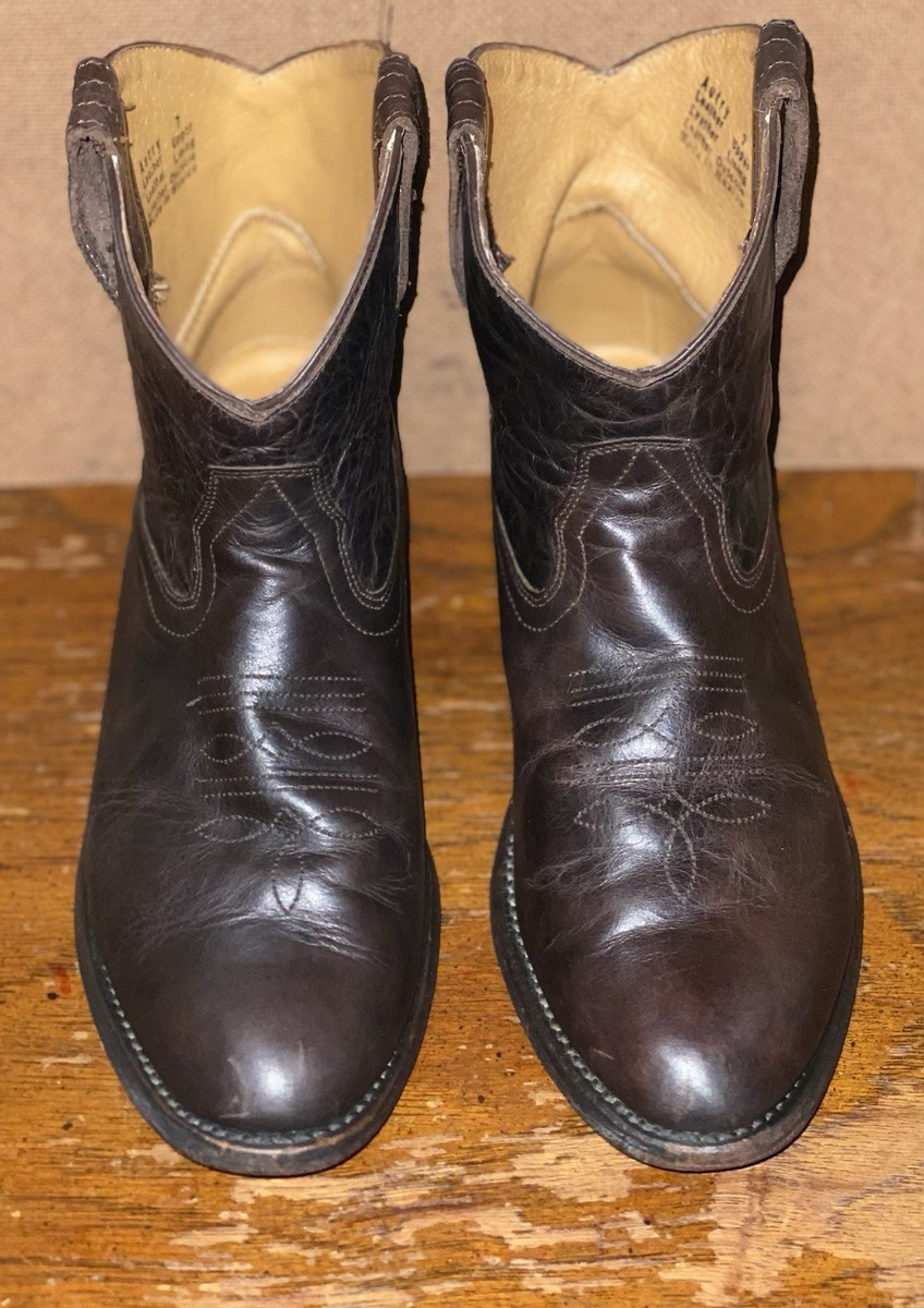 Steve Madden Autry Size 7 Women’s Brown Leather Cowboy Western Boots Made Mexico View 2