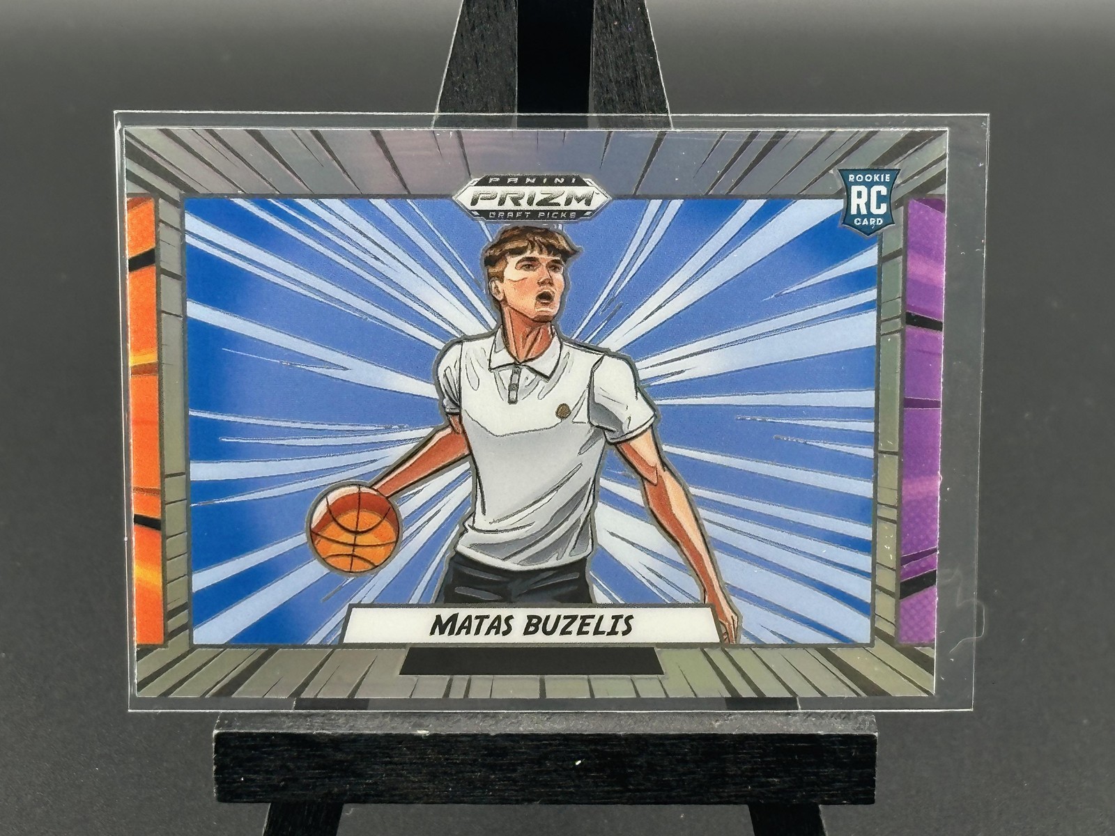 2024 Panini Prizm Draft Picks Manga #10 Matas Buzelis SSP RC