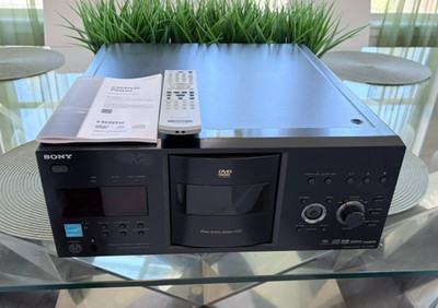 Sony Disc Explorer 400 DVP-CX995V DVD/CD/SACD Player HDMI With Remote Manual 