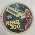 Vintage Rebel 300 Porcelain Sign - 1955 Racing Memorabilia for Bidding