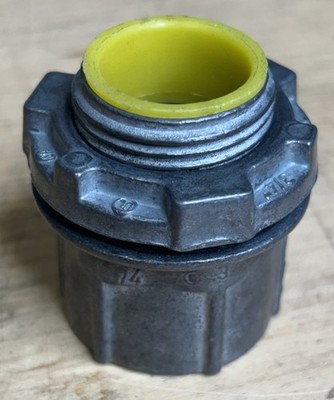 Halex 91632 Water-Tight Conduit Hub 3/4'' D Zinc For Rigid/IMC, 5-pack