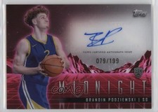 2023-24 Midnight Rookie Horizon Signatures Twilight Brandin Podziemski Auto o8g
