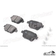 Bremsbelagsatz Hinten für Audi A1 A3 Cabrio Skoda Octavia II Kombi ab 10->