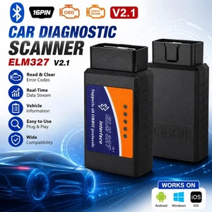 Voiture ELM327 V2.1. OBD2 16Pin Outil de diagnostic Bluetooth professionnel de scanner de prise
