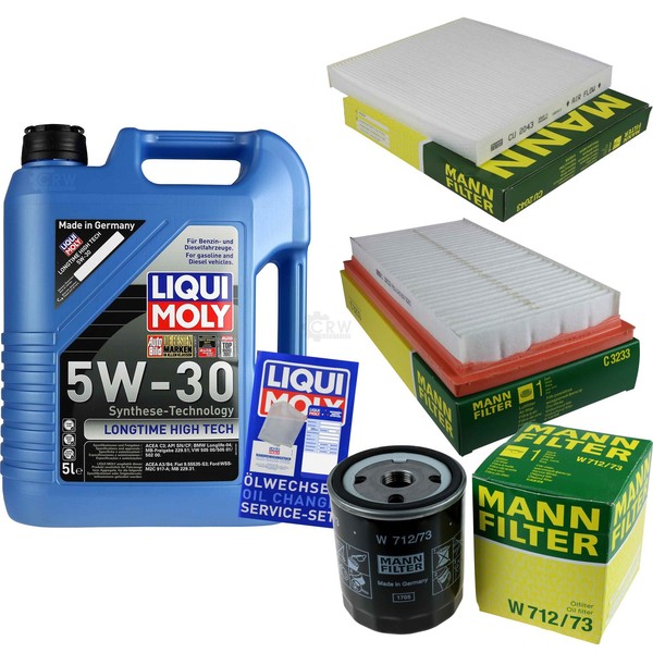Mann Inspektionspaket Liqui Moly Longtime 5W-30 FüR Mazda 6 Kombi 2.0 MZR 1.8-image