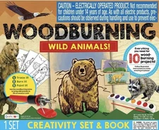 Wood burning Wild Animals