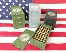 Stackable Ammo Boxes - US Marine Corps - No Live Ammo!