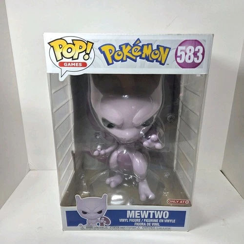 Funko Pop! Games 583 Pokemon Mewtwo Vinyl Figure Target Exclusive Jumbo NEW
