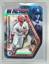 JJ Wetherholt 2025 Bowman Chrome Draft #BIA-25 In Action