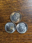 1954 P D S Roosevelt Dimes  CH BU  LUSTER! 90% Silver US