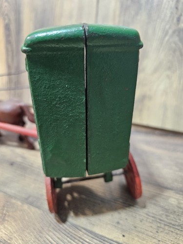 Vintage Full Cast Iron US Mail Horse and Carriage With Driver - Picture 7 of 8