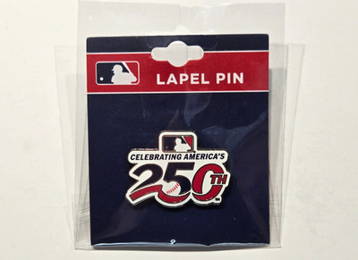 MLB Baseball Celebrating America's 250th Metal Enamel Pin Licensed BRAND NEW