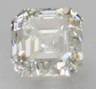 Certified 0.81 Carat D VVS2 Asscher Natural Enhanced Loose Diamond 4.88x4.81mm