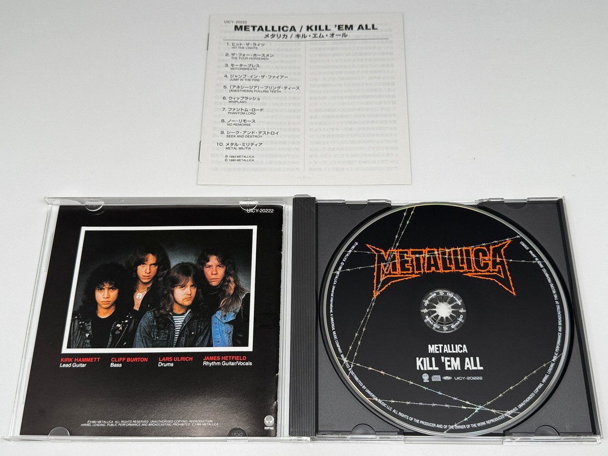 SHM-CD] Metallica Kill 'Em All Japan Import UICY-20222 | eBay
