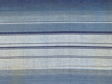 35" X 43" Blue White Small Stripe Tone on Tone Cotton Fabric