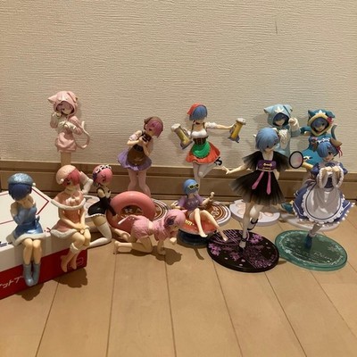 Re Zero Figure Lot 12 Pieces Set Collectible Anime Figures Authentic Japan