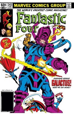FANTASTIC FOUR #243 COMIC BOOK COVER Poster print 11''x17'' free shipping